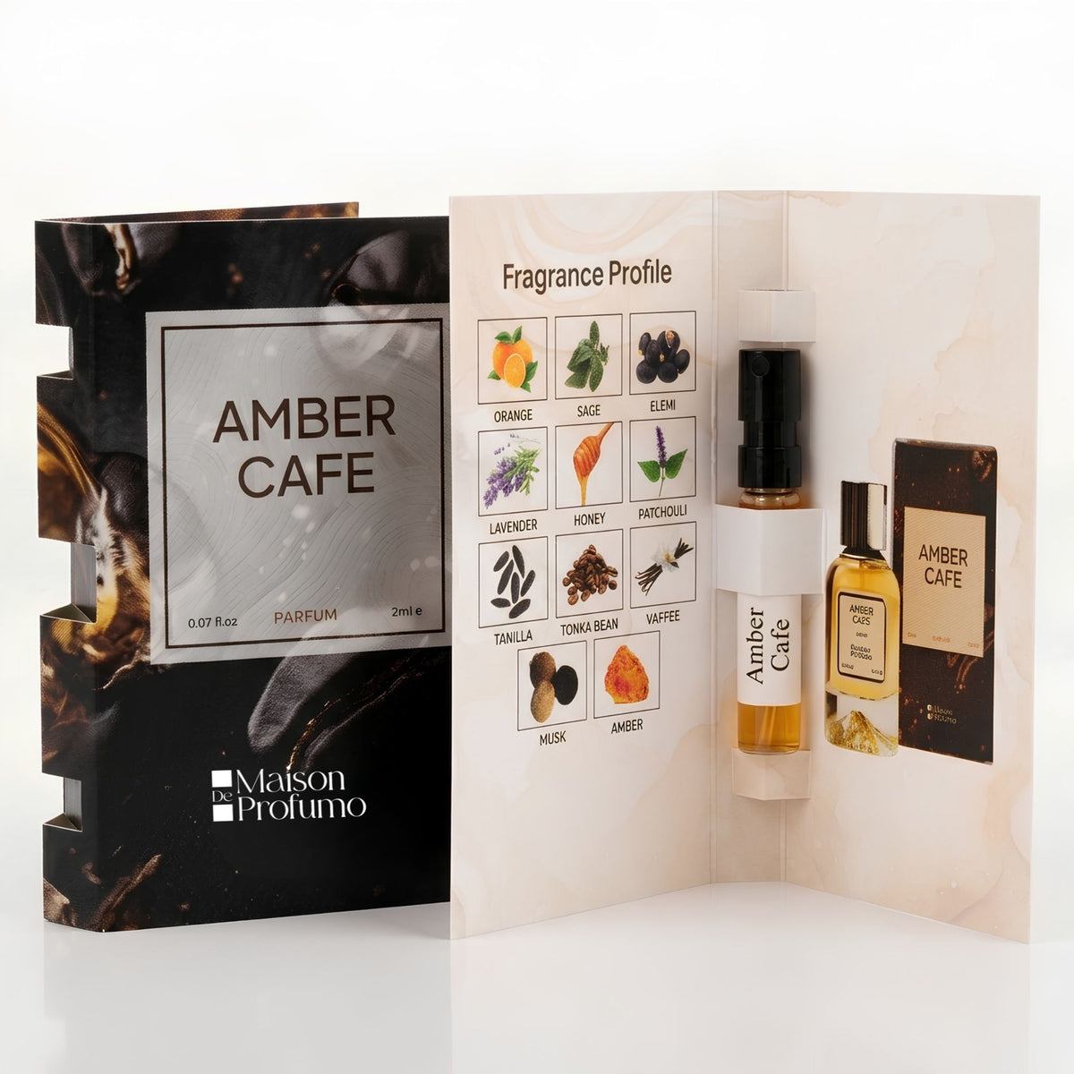 Amber Café – Unisex Parfum Discovery Tester | 2ML