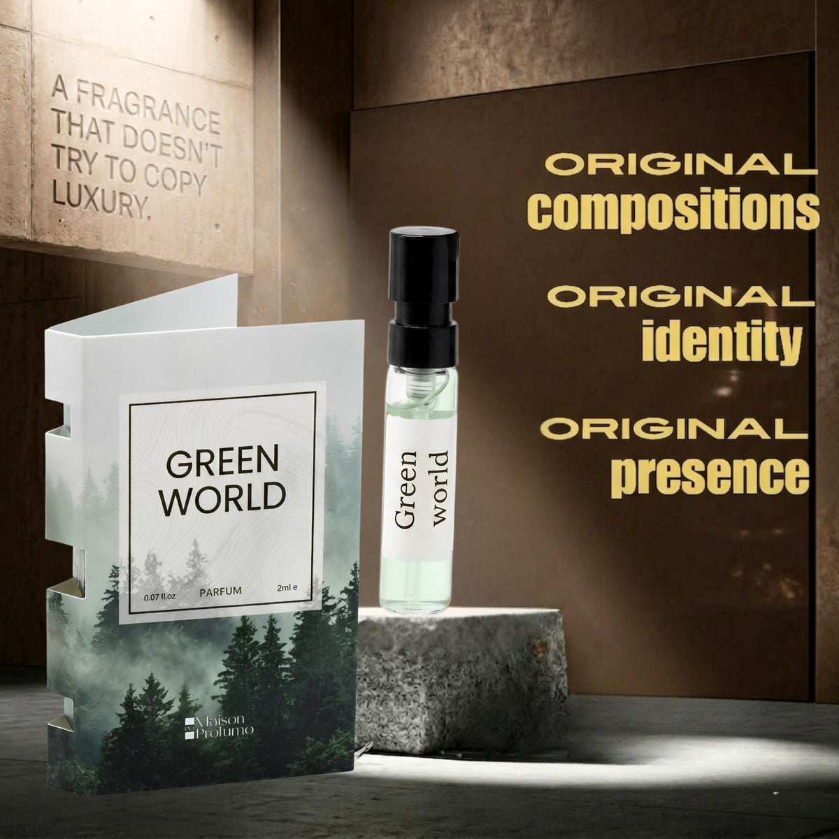 Green World – Unisex Fragrance Discovery Tester | 2ML