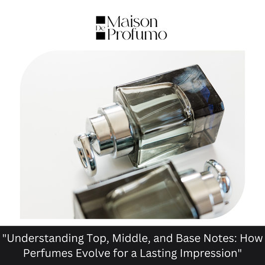"Understanding Top, Middle, and Base Notes: How Perfumes Evolve for a Lasting Impression"