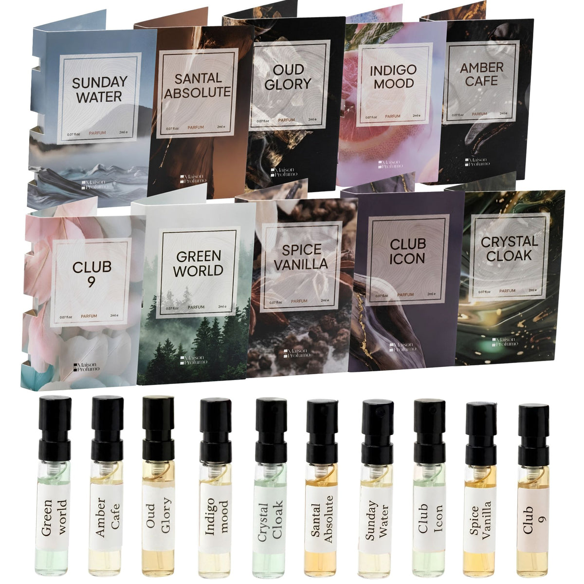 Complete Maison Collection – Signature Parfum Selection | 10×2ML