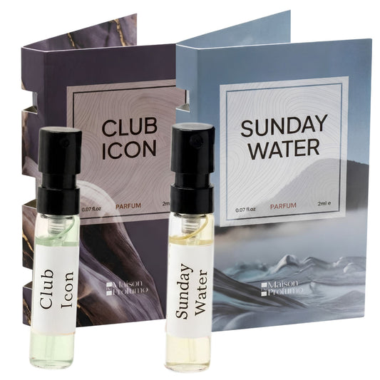 Signature Fresh Duo – Club Icon &amp; Sunday Water Unisex Parfum Discovery Set | 2×2ML