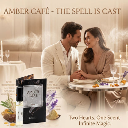 Gourmand Duo – Amber Café &amp; Spice Vanilla  Unisex Parfum Discovery Set | 2×2ML