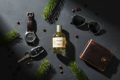 Explorer Flat Lay Lifestyle