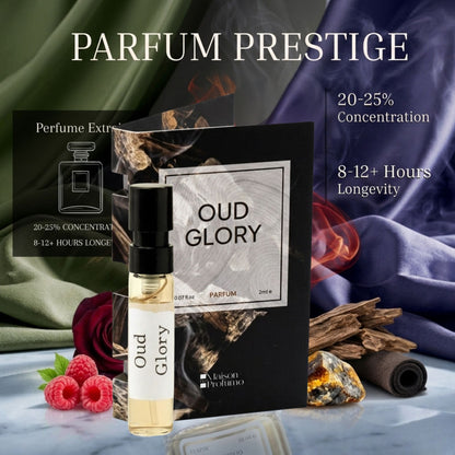 Oriental Luxury Duo –Oud Glory &amp; Santal Absolute  Unisex Parfum Discovery Set | 2×2Ml