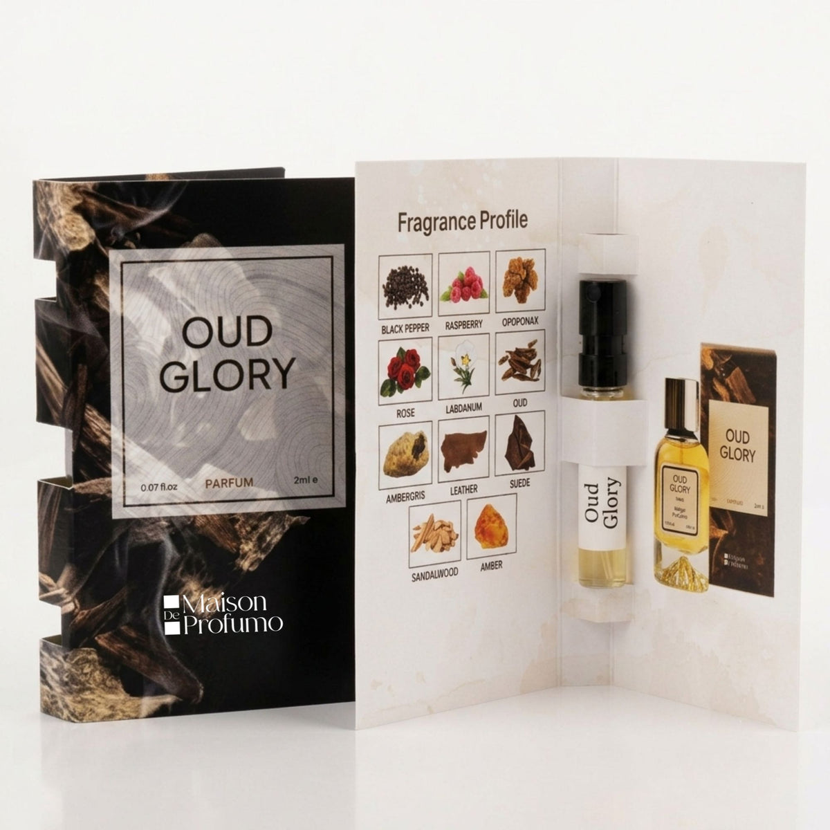 Oriental Luxury Duo –Oud Glory &amp; Santal Absolute  Unisex Parfum Discovery Set | 2×2Ml