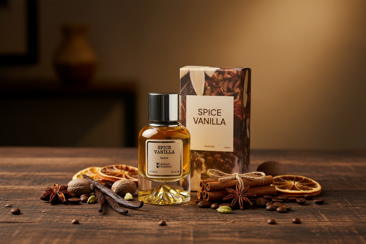 Spice Vanilla Perfume Rustic Lifestyle