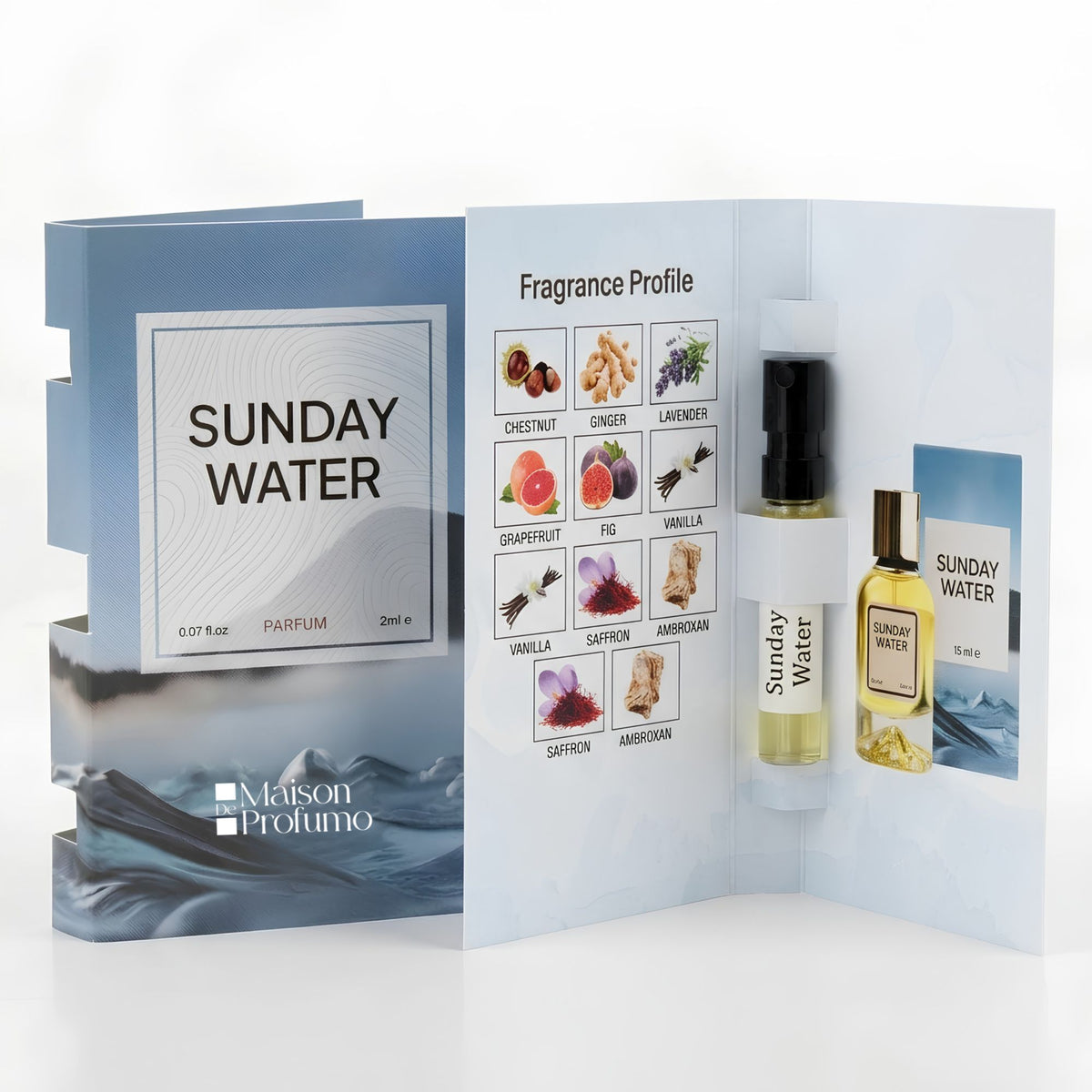 Signature Fresh Duo – Club Icon &amp; Sunday Water Unisex Parfum Discovery Set | 2×2ML